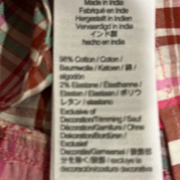 J.Crew Plaid Mini Dress with Ruffle Trim Size 12 - NWT - Picture 6 of 6